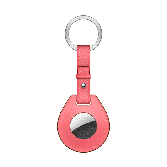 Llavero AirTag Hermès - Rosa Azalée