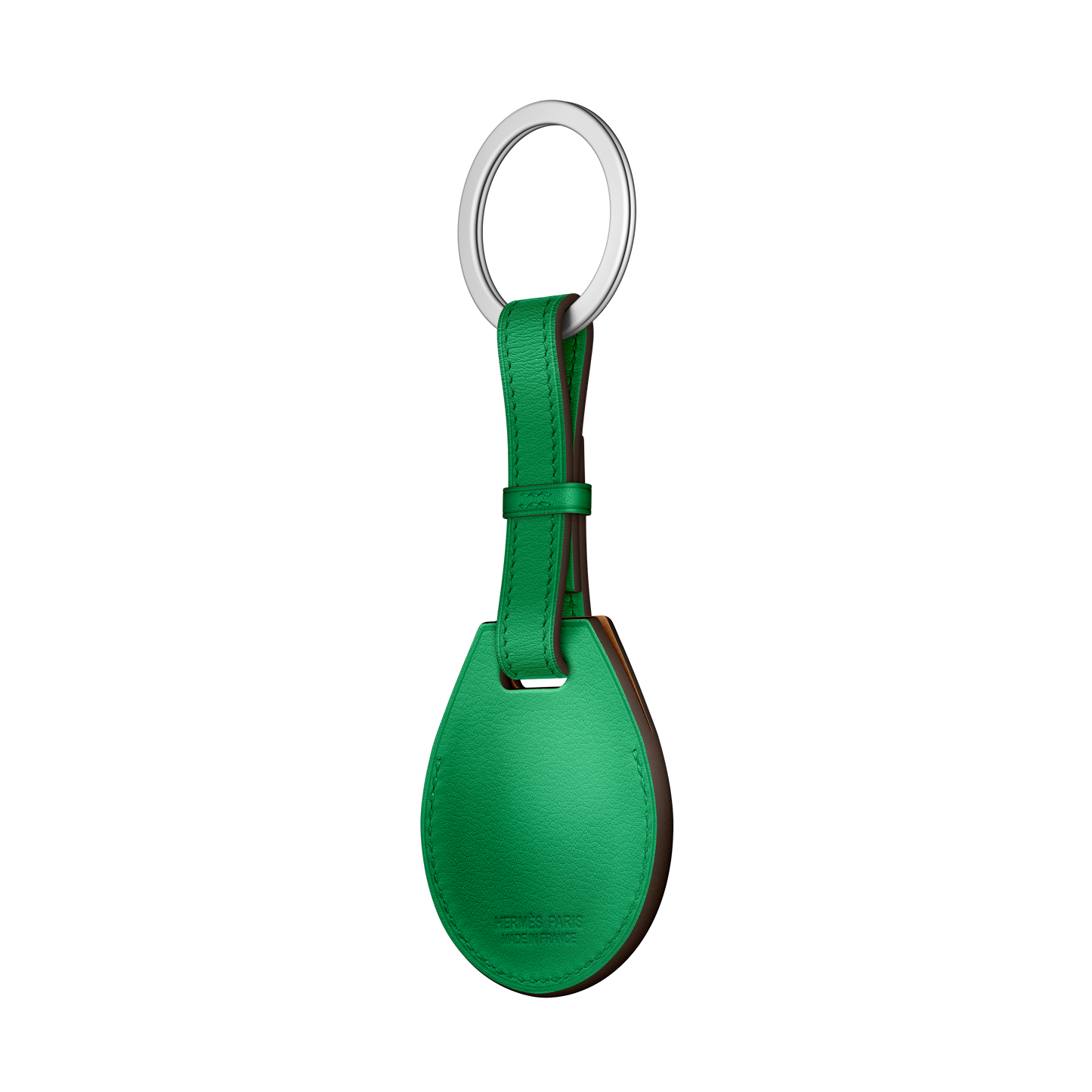Llavero AirTag Hermès - Bambú