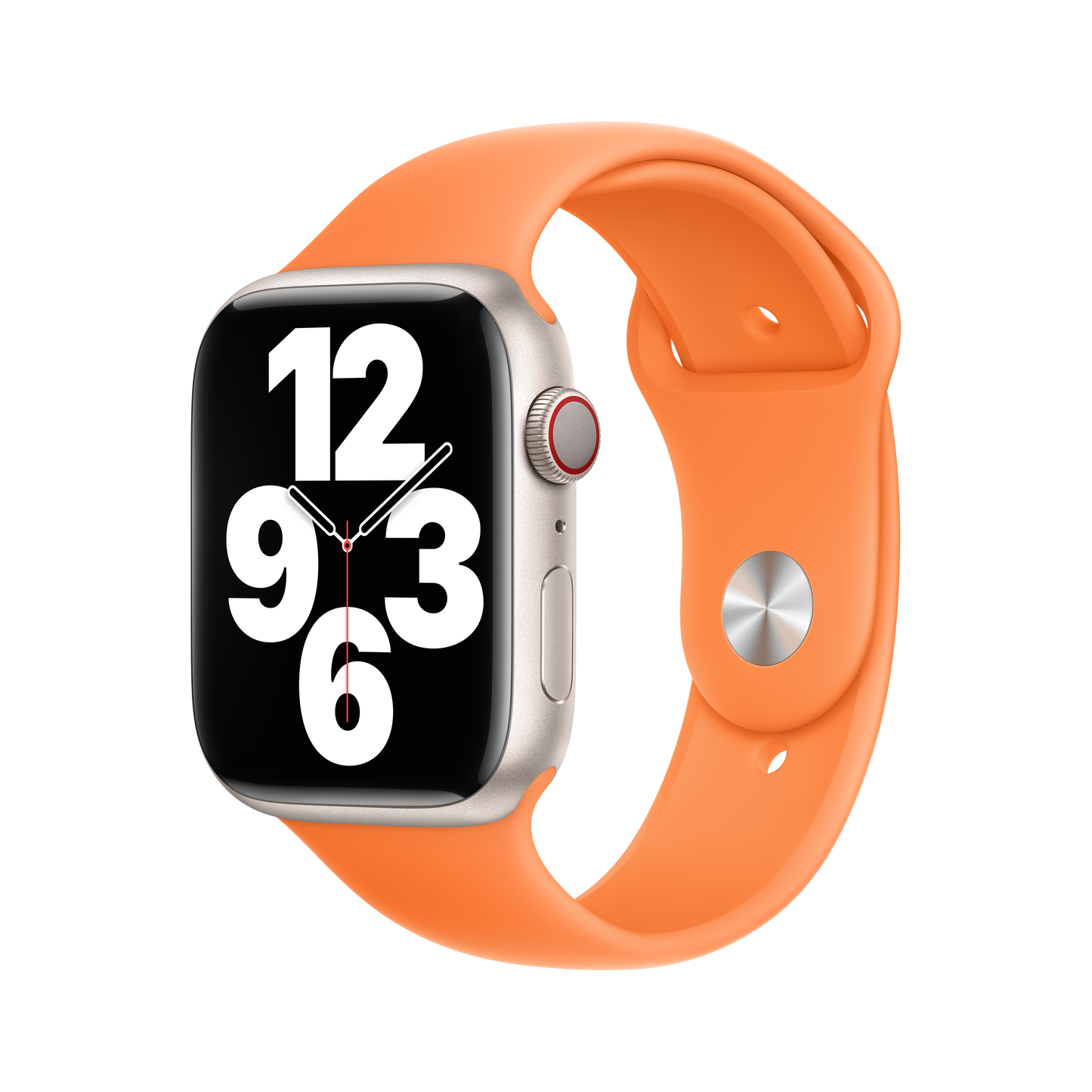 Correa deportiva naranja brillante de 45 mm (talla M/L)