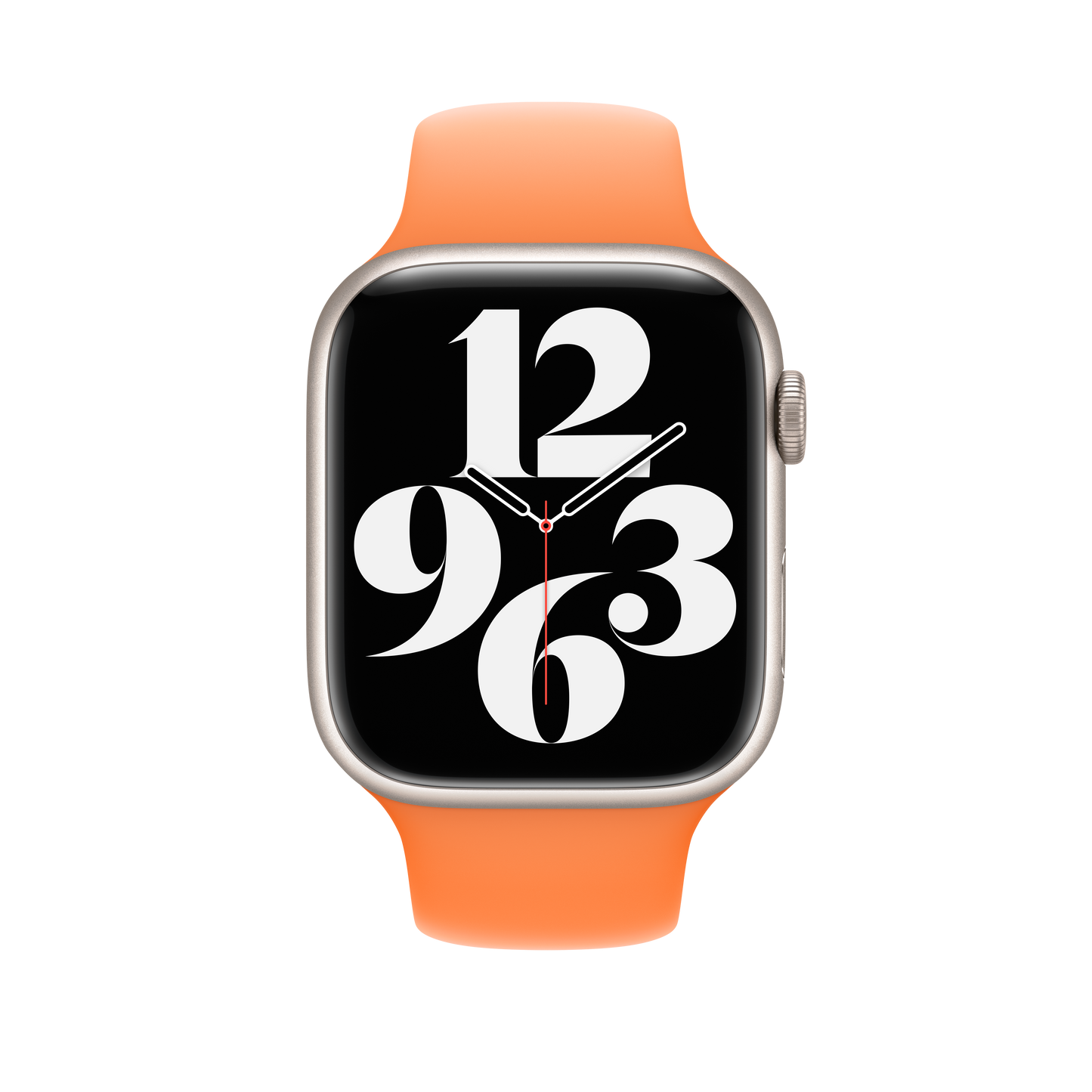 Correa deportiva naranja brillante de 45 mm (talla M/L)