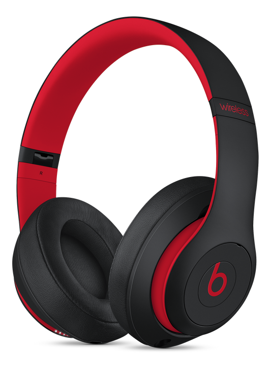 Auriculares inalámbricos supraaurales Beats Studio3 - Colección Beats Decade - Negro-Rojo Defiant