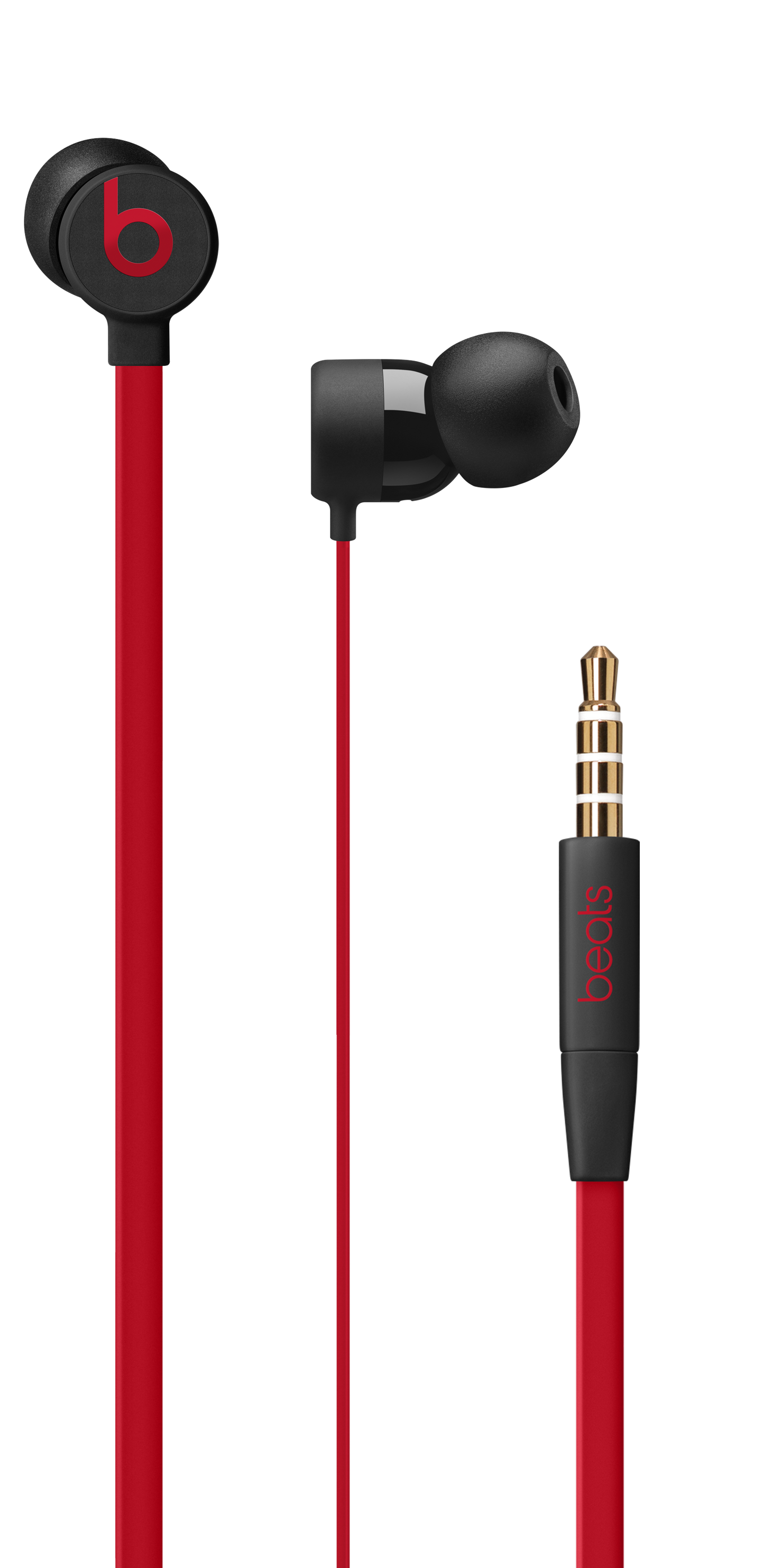 urBeats3 Earphones with 3.5 mm Plug - The Beats Decade Collection - Defiant Black-Red