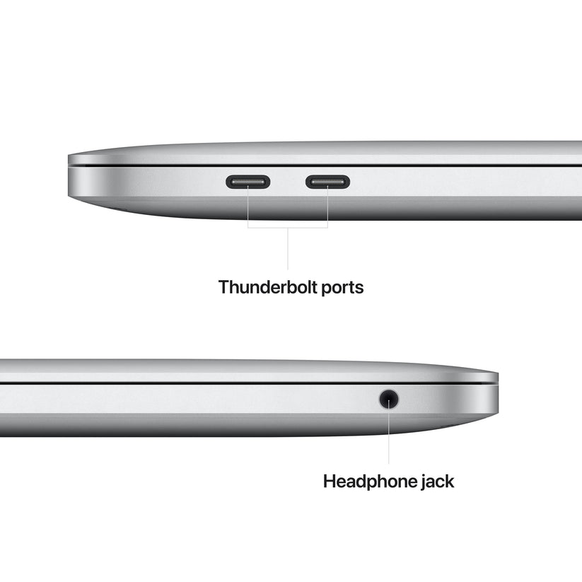 MacBook Pro de 13 pulgadas: chip Apple M2 con CPU de 8 núcleos y GPU de 10 núcleos, SSD de 512 GB - Plateado