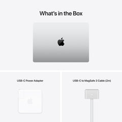 14-inch MacBook Pro: Apple M1 Pro chip with 10‑core CPU and 16‑core GPU, 1TB SSD - Silver