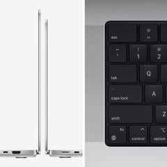 14-inch MacBook Pro: Apple M1 Pro chip with 8‑core CPU and 14‑core GPU, 512GB SSD - Silver