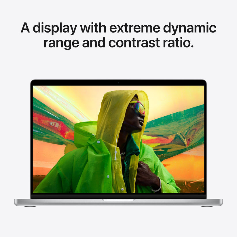 14-inch MacBook Pro: Apple M1 Pro chip with 10‑core CPU and 16‑core GPU, 1TB SSD - Silver