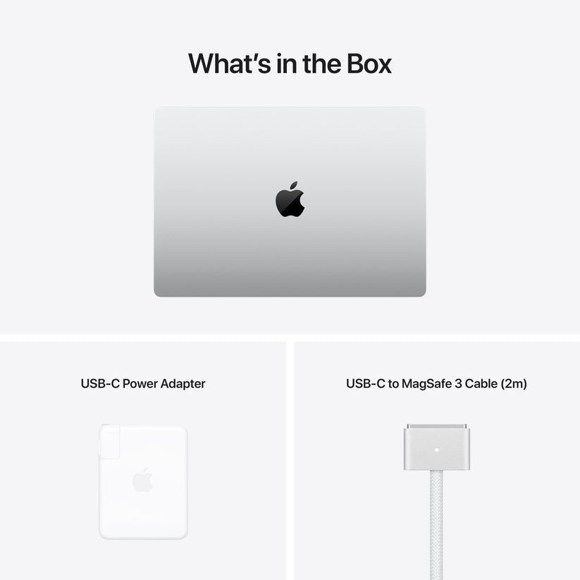 16-inch MacBook Pro: Apple M1 Max chip with 10‑core CPU and 32‑core GPU, 1TB SSD - Silver