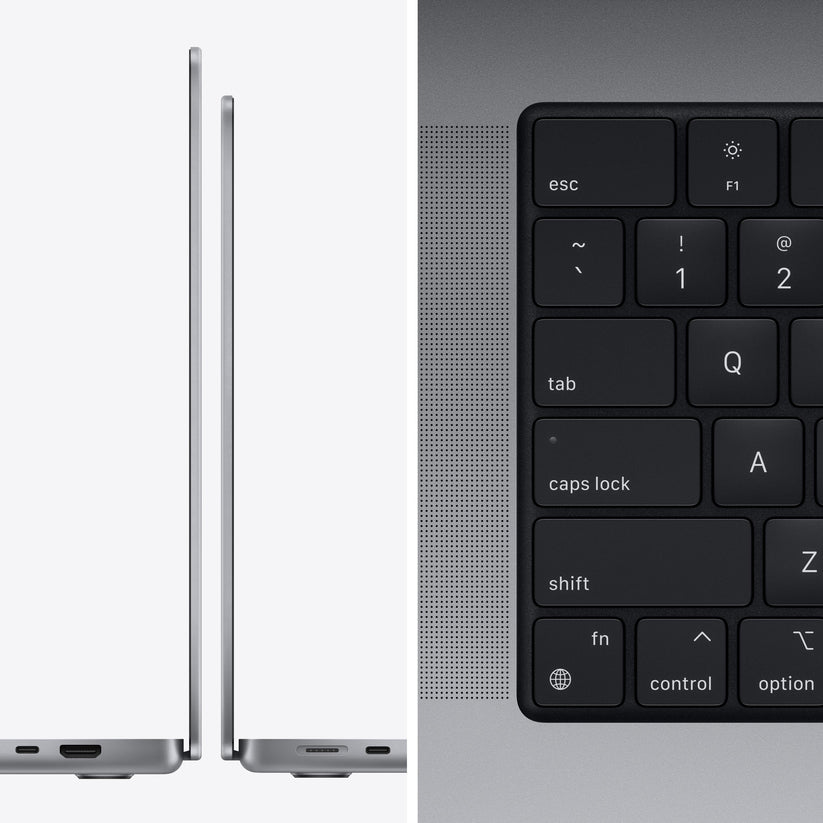 MacBook Pro de 16 pulgadas: chip Apple M1 Max con CPU de 10 núcleos y GPU de 32 núcleos, SSD de 1 TB - Gris espacial
