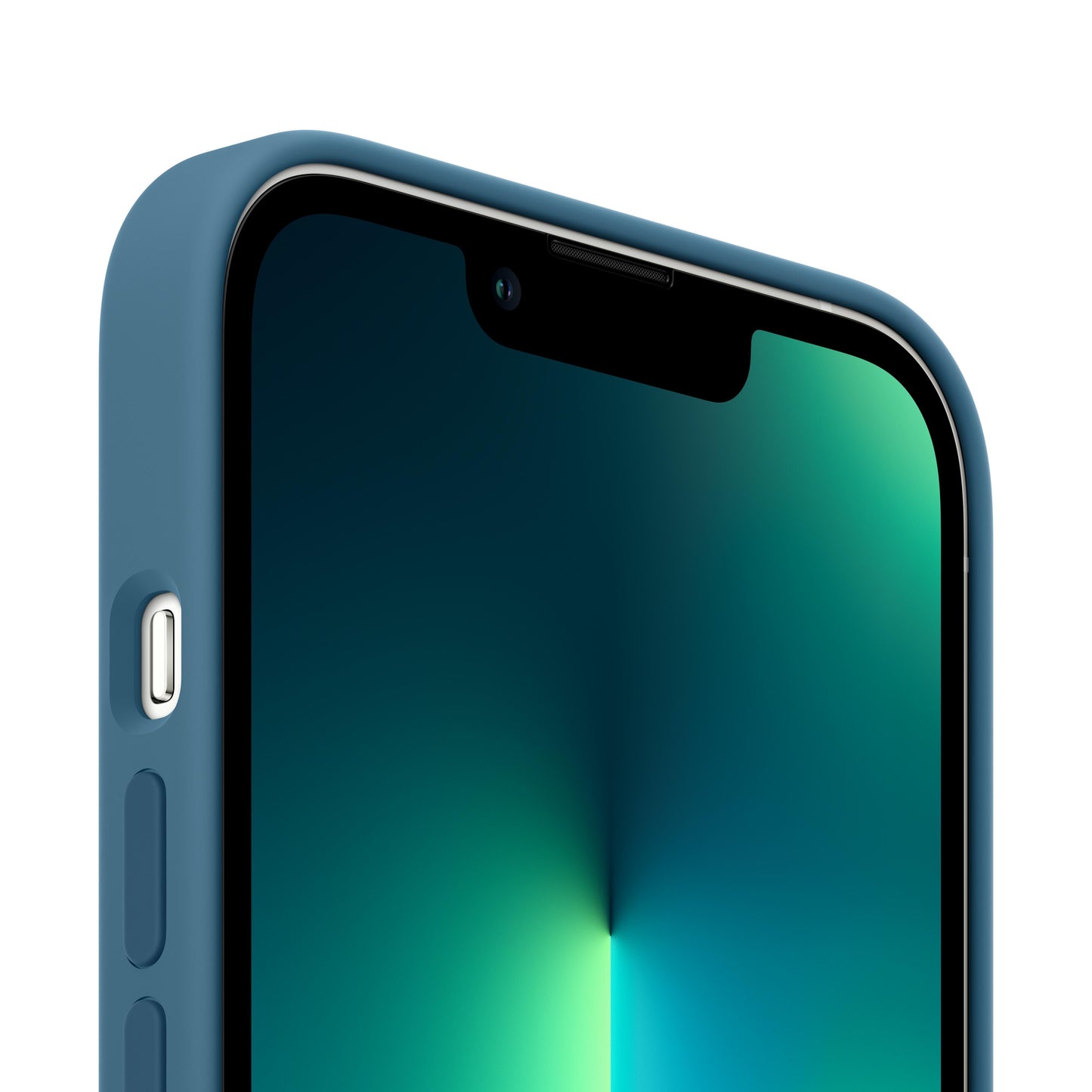 iPhone 13 Pro Max Silicone Case with MagSafe - Blue Jay