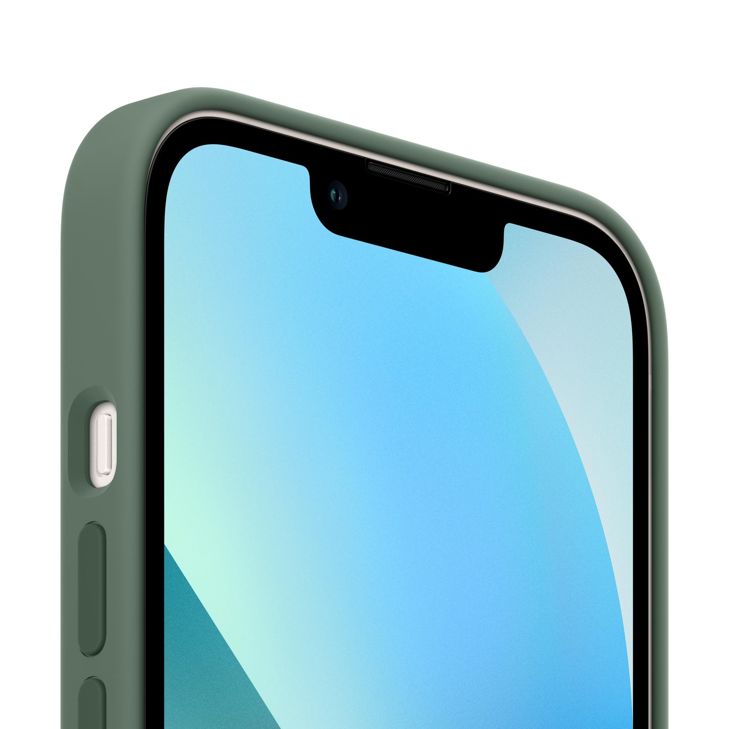 Funda de silicona para iPhone 13 mini con MagSafe - Eucalipto