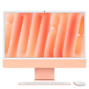 24 hüvelykes iMac Retina 4,5K kijelzővel: Apple M4 chip 8 magos CPU-val és 8 magos GPU-val, 512GB SSD, 24GB RAM, Magic Trackpad, Magic Keyboard Touch ID-val és számbillentyűzettel – nemzetközi angol - narancs CTO