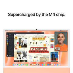 24 hüvelykes iMac Retina 4,5K kijelzővel: Apple M4 chip 10 magos CPU-val és 10 magos GPU-val, 512GB SSD, 32GB RAM, Nano-texturált üveg, Magic Mouse, Magic Keyboard Touch ID-val - nemzetközi angol - narancs CTO - iSTYLE.hu