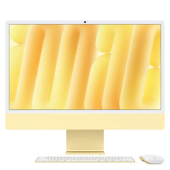 24 hüvelykes iMac Retina 4,5K kijelzővel: Apple M4 chip 10 magos CPU-val és 10 magos GPU-val, 2TB SSD, 32GB RAM, Magic Trackpad, Magic Keyboard Touch ID-val és számbillentyűzettel – magyar - sárga CTO