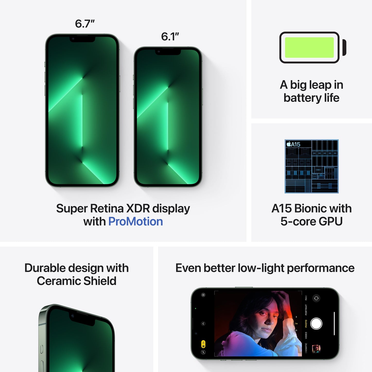 iPhone 13 Pro 128 GB Verde Alpino